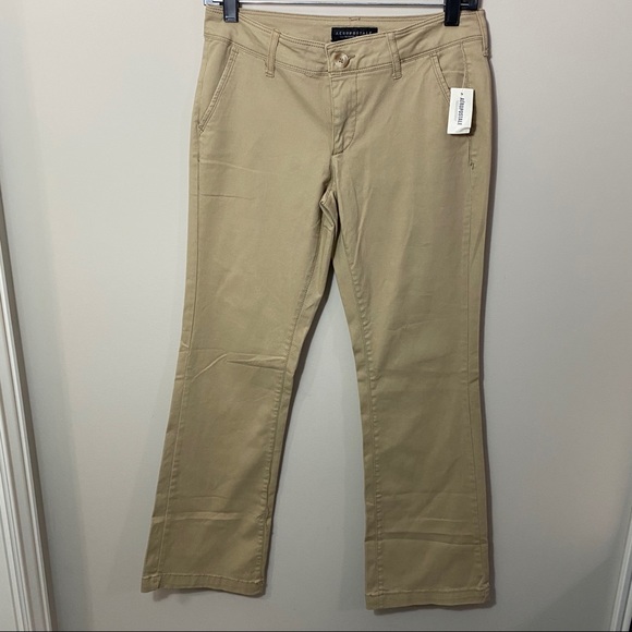 Aeropostale Pants & Jumpsuits Aeropostal Low Rise Flare Khaki Flare